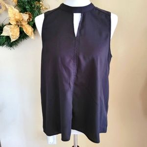 Forever 21 Sleeveless Black Blouse